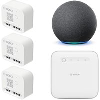 Bosch Smart Home Starter Set Relais • 3er Pack + Echo Dot (5th) mit Alexa von Bosch Smart Home