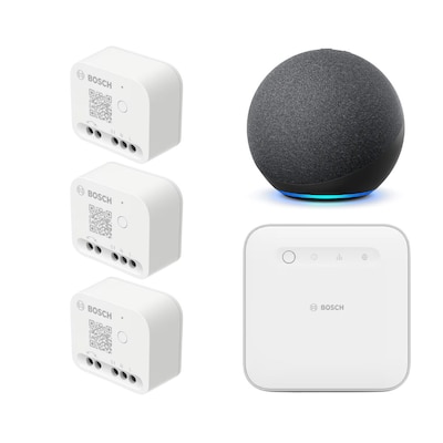 Bosch Smart Home Starter Set Relais • 3er Pack + Echo Dot (5th) mit Alexa von Bosch Smart Home