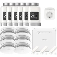 Bosch Smart Home Starter Set "Smarte Bude" • für 6 Räume inkl. Thermostat von Bosch Smart Home