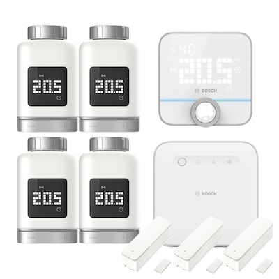 Bosch Smart Home Starter Set Smarte Heizung • 5x Thermostat • 3x Fensterkontakt von Bosch Smart Home