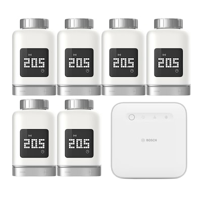 Bosch Smart Home Starter Set Smarte Heizung • 6x smartes Thermostat Bosch Smart Home Starter Set Smarte Heizung • 6x smartes Thermostat von Bosch Smart Home