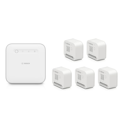 Bosch Smart Home Starter Set smarte Licht-/Rollladensteuerung • 5x Rollladenaktor Bosch Smart Home Starter Set smarte Licht-/Rollladensteuerung • 5x Rollladenaktor von Bosch Smart Home