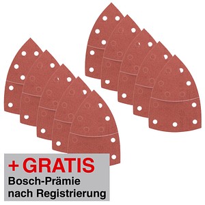 AKTION: 10 BOSCH Schleifblätter 180 mit Prämie nach Registrierung AKTION: 10 BOSCH Schleifblätter 180 mit Prämie nach Registrierung von Bosch