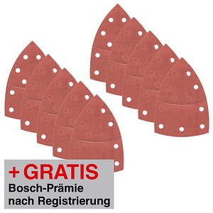 AKTION: 10 BOSCH Schleifblätter 240 mit Prämie nach Registrierung AKTION: 10 BOSCH Schleifblätter 240 mit Prämie nach Registrierung von Bosch