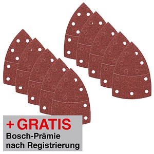 AKTION: 10 BOSCH Schleifblätter 60 mit Prämie nach Registrierung AKTION: 10 BOSCH Schleifblätter 60 mit Prämie nach Registrierung von Bosch