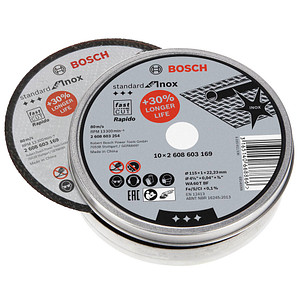 10 BOSCH Trennscheiben Standard for Inox von Bosch