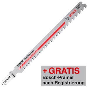 AKTION: 3 BOSCH EXPERT Multi Material T 367 XHM Stichsägeblätter mit Prämie nach Registrierung AKTION: 3 BOSCH EXPERT Multi Material T 367 XHM Stichsägeblätter mit Prämie nach Registrierung von Bosch