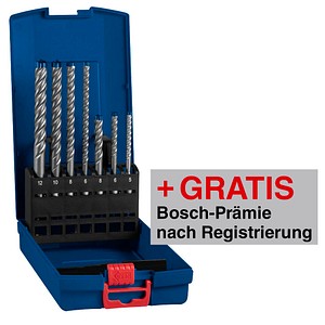 AKTION: BOSCH EXPERT SDS plus-7X Hammerbohrer-Set, 7-teilig mit Prämie nach Registrierung AKTION: BOSCH EXPERT SDS plus-7X Hammerbohrer-Set, 7-teilig mit Prämie nach Registrierung von Bosch