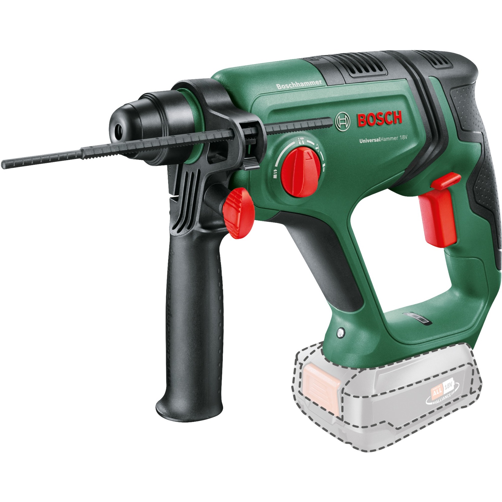 Akku-Bohrhammer UniversalHammer 18V BARETOOL von Bosch