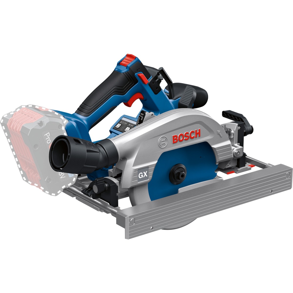 Akku-Handkreissäge GKS 18V-57-2 GX Professional solo, 18Volt von Bosch