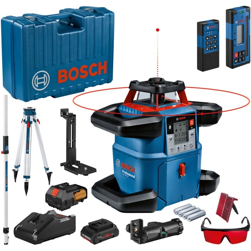 Akku-Rotationslaser GRL 600 CHV Professional, 18Volt, mit Baustativ Akku-Rotationslaser GRL 600 CHV Professional, 18Volt, mit Baustativ von Bosch
