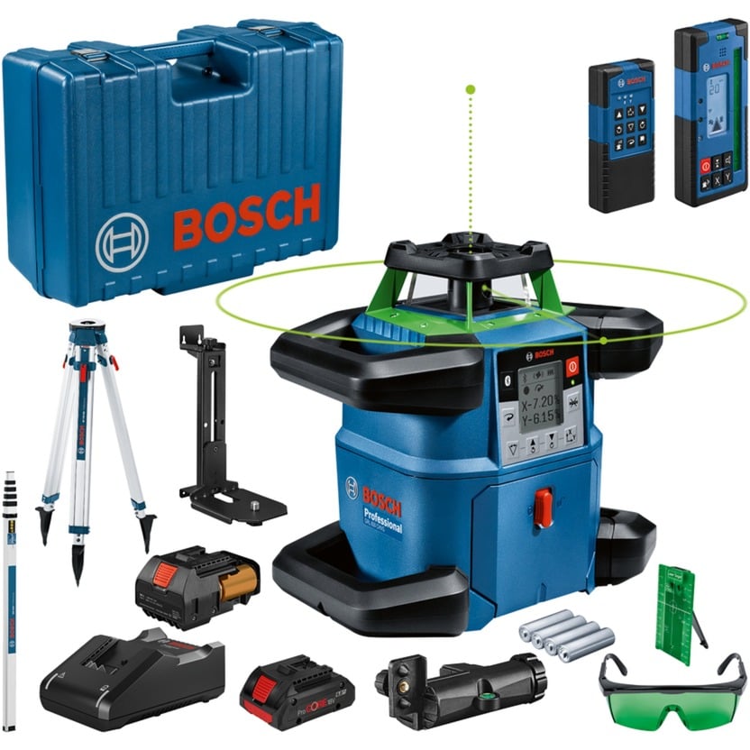 Akku-Rotationslaser GRL 650 CVHG Professional, 18Volt, mit Baustativ Akku-Rotationslaser GRL 650 CVHG Professional, 18Volt, mit Baustativ von Bosch