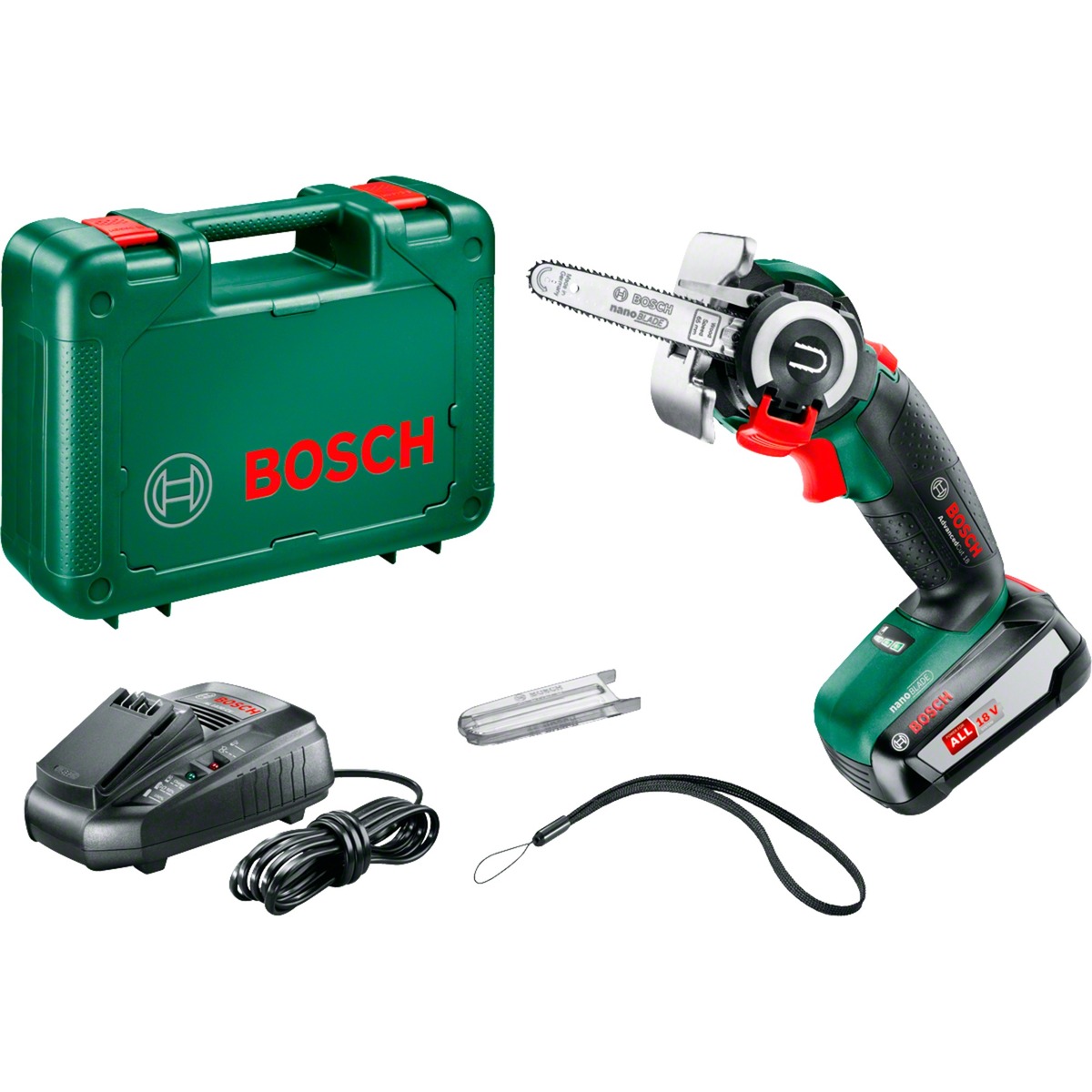 Akku-Säge NanoBlade AdvancedCut 18, 18Volt, Kettensäge von Bosch