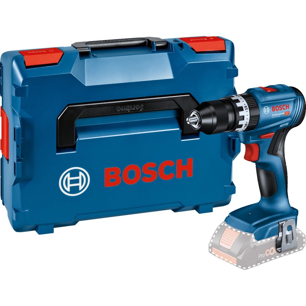 Akku-Schlagbohrschrauber GSB 18V-45 Professional solo, 18Volt von Bosch