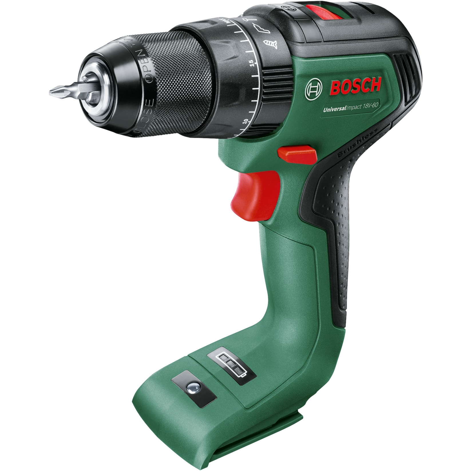 Akku-Schlagbohrschrauber UniversalImpact 18V-60 BARETOOL von Bosch