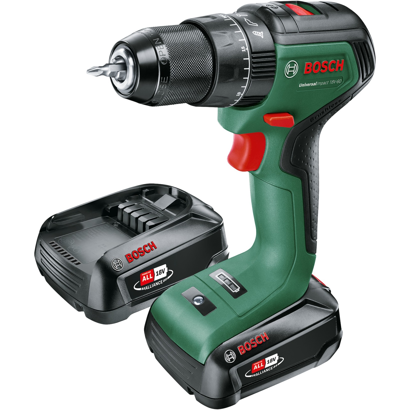 Akku-Schlagbohrschrauber UniversalImpact 18V-60 Akku-Schlagbohrschrauber UniversalImpact 18V-60 von Bosch
