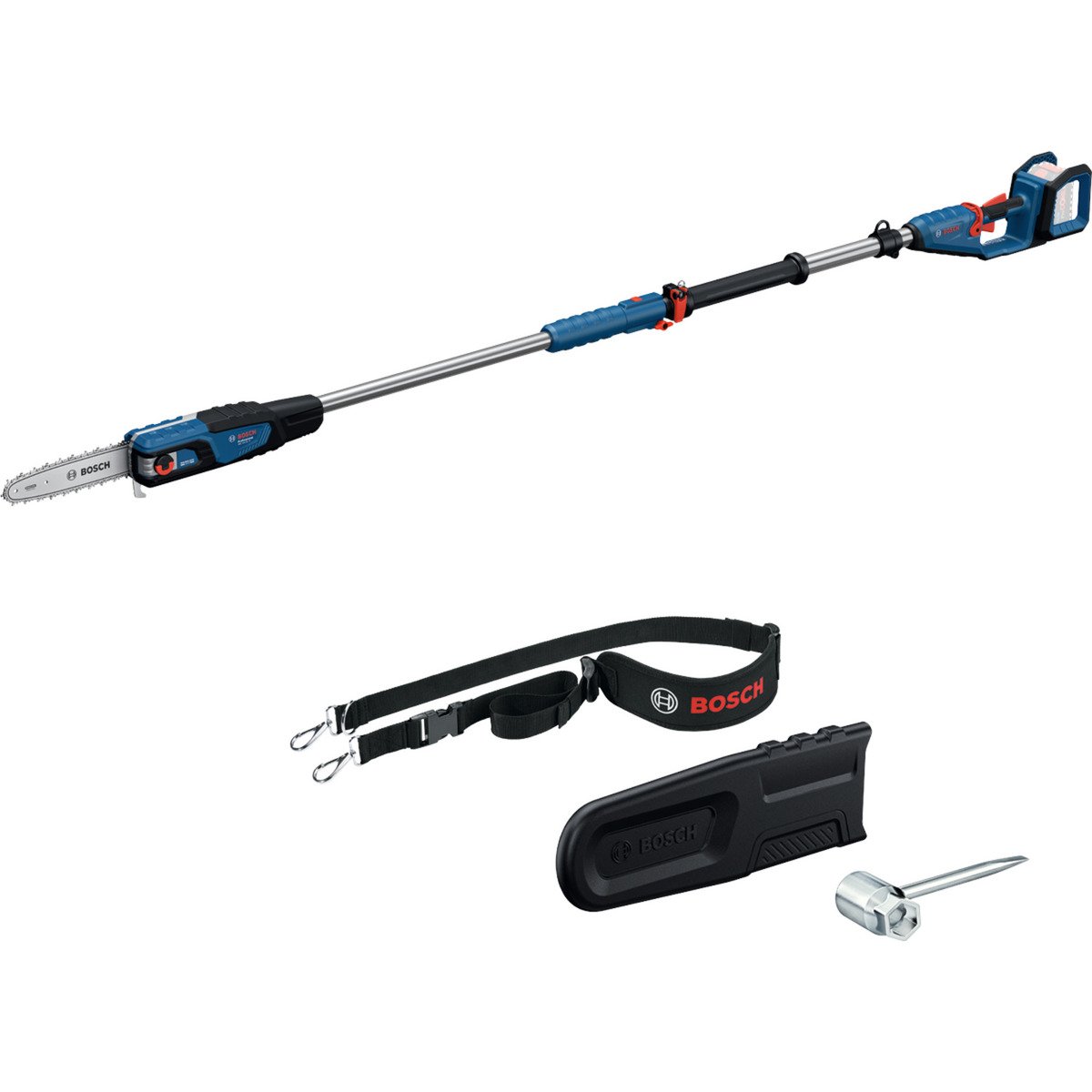 Akku-Teleskop-Hochentaster GKE 18V-25 TP Professional solo, Kettensäge Akku-Teleskop-Hochentaster GKE 18V-25 TP Professional solo, Kettensäge von Bosch