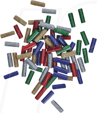 BOSCH 2608002006 - Heißklebestick Ø 7 mm für BOSCH GLUEY, Glitter, 70 Stück von Bosch
