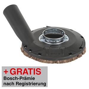 AKTION: BOSCH anz Ø115/125 mm Absaughaube für Winkelschleifer mit Prämie nach Registrierung AKTION: BOSCH anz Ø115/125 mm Absaughaube für Winkelschleifer mit Prämie nach Registrierung von Bosch
