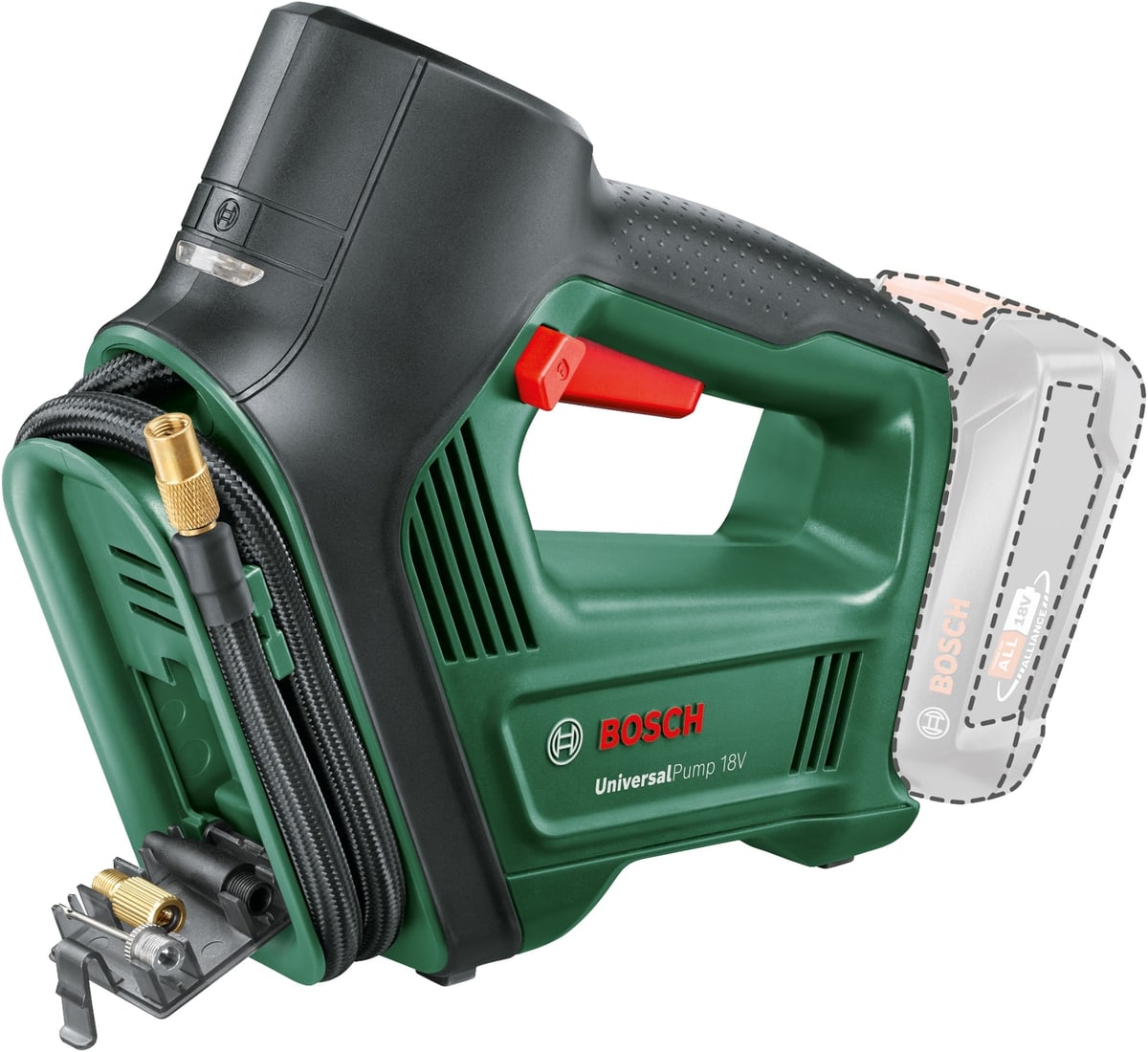 BOSCH Akku-Druckluftpumpe UniversalPump 18V 0603947100, ohne Akku BOSCH Akku-Druckluftpumpe UniversalPump 18V 0603947100, ohne Akku von Bosch