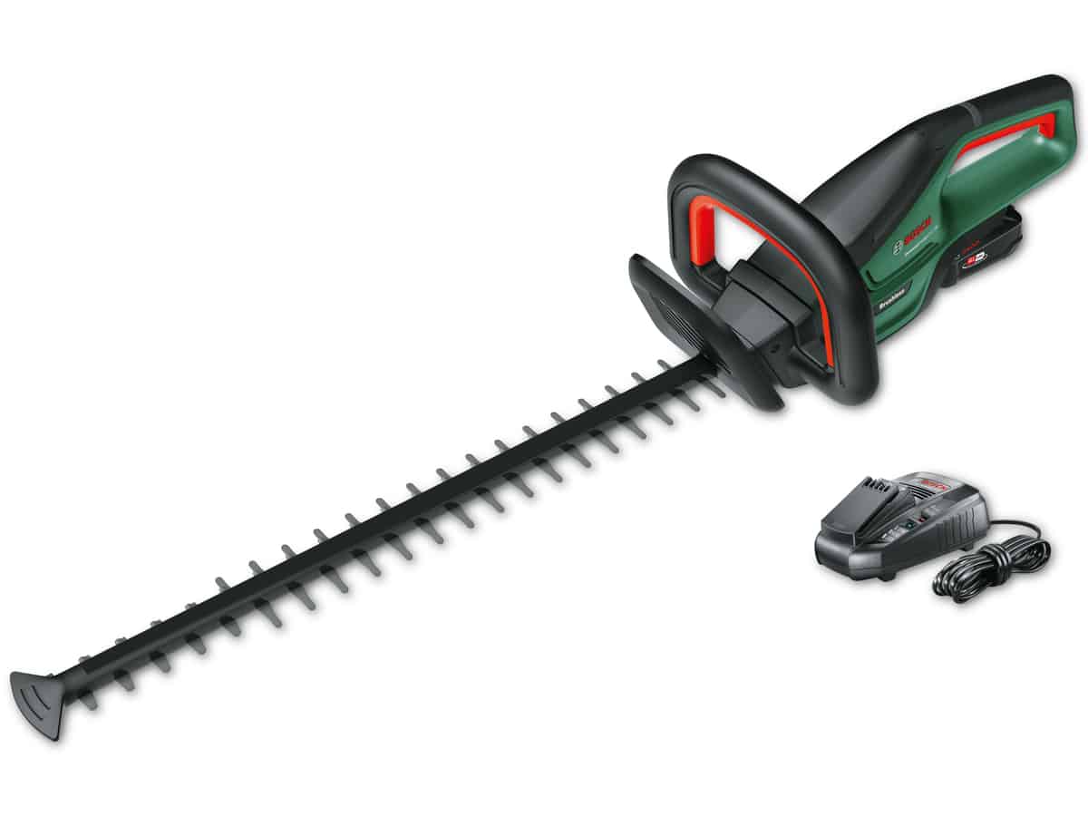 BOSCH Akku-Heckenschere UniversalHedgeCut 18V-55, Akku + Ladegerät von Bosch