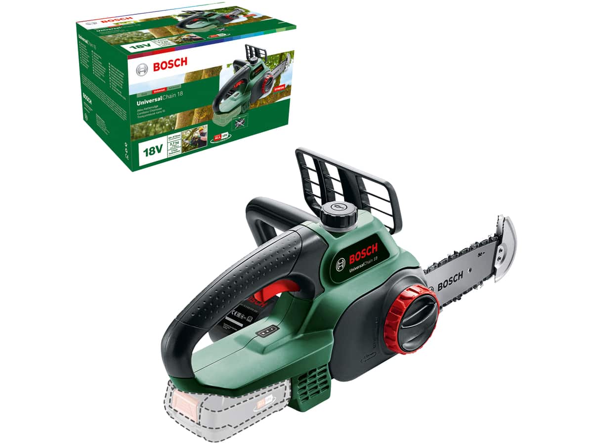 BOSCH Akku-Kettensäge UniversalChain 18, 06008B8001, Solo BOSCH Akku-Kettensäge UniversalChain 18, 06008B8001, Solo von Bosch