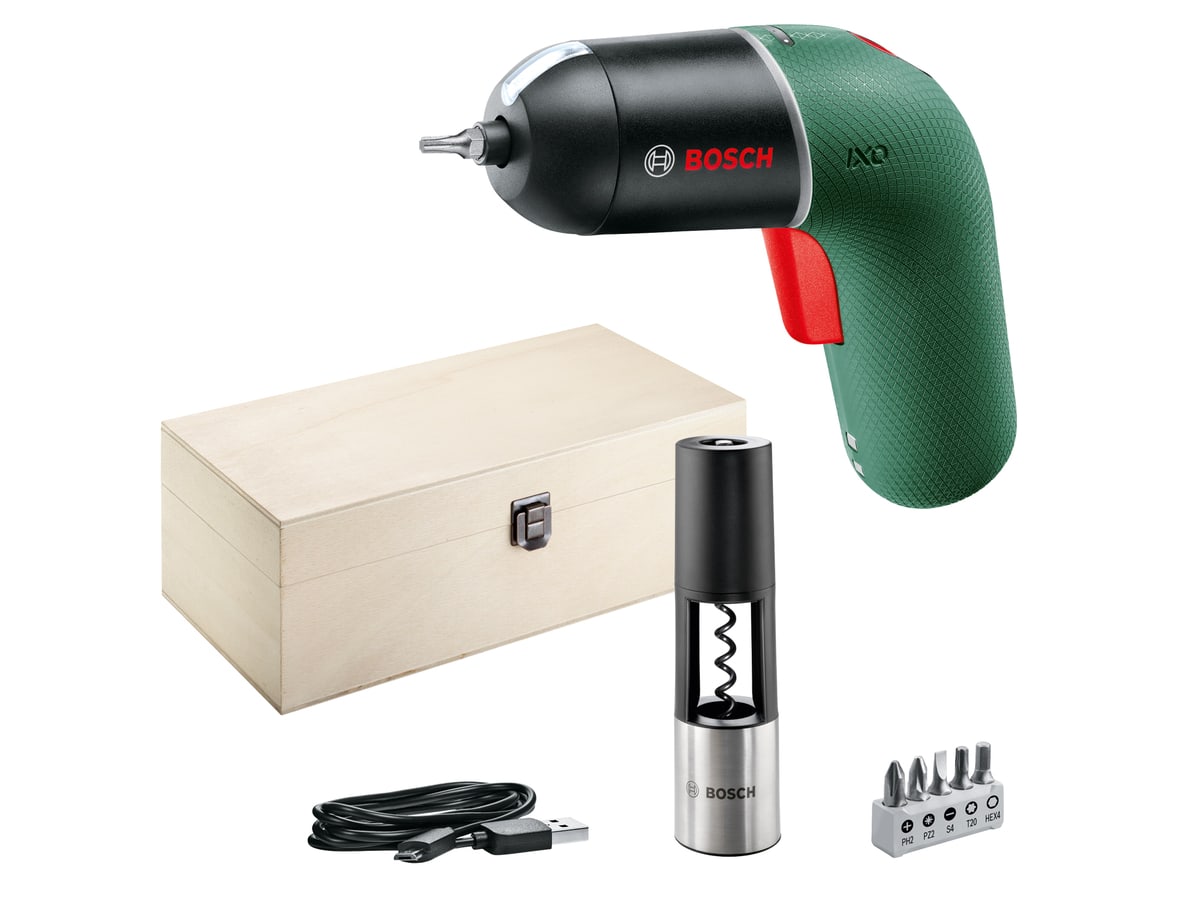 BOSCH Akku-Schrauber, IXO VI Vino Set, 3,6 V, 1,5 Ah, 06039C7103 von Bosch