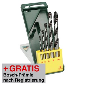 AKTION: BOSCH Betonbohrer-Set, 5-teilig mit Prämie nach Registrierung AKTION: BOSCH Betonbohrer-Set, 5-teilig mit Prämie nach Registrierung von Bosch
