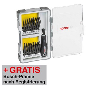 AKTION: BOSCH Bit-Set, 37-teilig mit Prämie nach Registrierung AKTION: BOSCH Bit-Set, 37-teilig mit Prämie nach Registrierung von Bosch