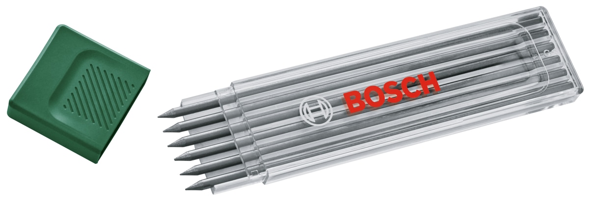 BOSCH Bleistiftminen, 1600A032UU, HB 2,8 mm, 6 Stück BOSCH Bleistiftminen, 1600A032UU, HB 2,8 mm, 6 Stück von Bosch