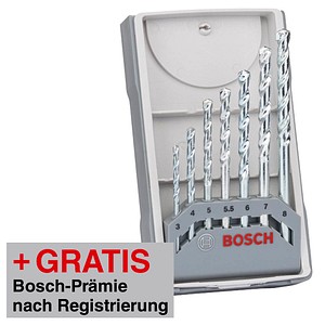 AKTION: BOSCH CYL-1 Steinbohrer-Set, 7-teilig mit Prämie nach Registrierung AKTION: BOSCH CYL-1 Steinbohrer-Set, 7-teilig mit Prämie nach Registrierung von Bosch
