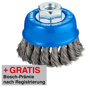 AKTION: BOSCH Drahtbürste für Bohrmaschine PRO Metal Topfbürste mit Prämie nach Registrierung AKTION: BOSCH Drahtbürste für Bohrmaschine PRO Metal Topfbürste mit Prämie nach Registrierung von Bosch