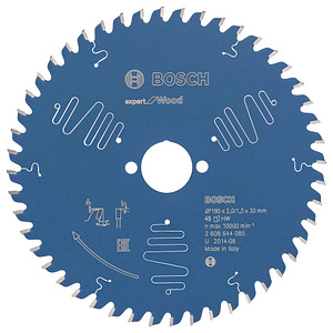 BOSCH Expert for Wood Kreissägeblatt 190,0 mm, 48 Zähne von Bosch