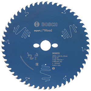 BOSCH Expert for Wood Kreissägeblatt 254,0 mm, 54 Zähne von Bosch