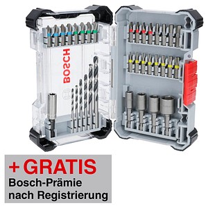 AKTION: BOSCH Extra Hard & Metal Bohrer- und Bit-Set, 35-teilig mit Prämie nach Registrierung AKTION: BOSCH Extra Hard & Metal Bohrer- und Bit-Set, 35-teilig mit Prämie nach Registrierung von Bosch
