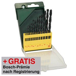 AKTION: BOSCH HSS-R Metallbohrer-Set, 13-teilig mit Prämie nach Registrierung AKTION: BOSCH HSS-R Metallbohrer-Set, 13-teilig mit Prämie nach Registrierung von Bosch