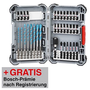 BOSCH Impact Control Multi Construction Bohrer- und Bit-Set von Bosch