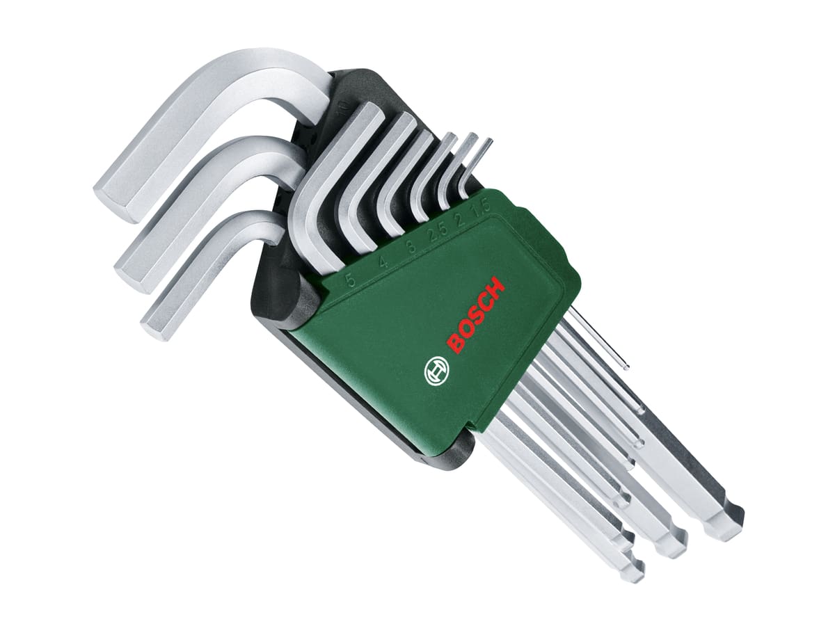 BOSCH Innensechskantschlüssel-Set, 9-teilig BOSCH Innensechskantschlüssel-Set, 9-teilig von Bosch