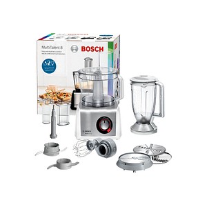 BOSCH MultiTalent 8 Küchenmaschine silber 1.250 W von Bosch