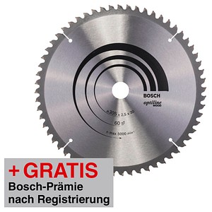 BOSCH Optiline Wood Kreissägeblatt 305,0 mm, 60 Zähne von Bosch