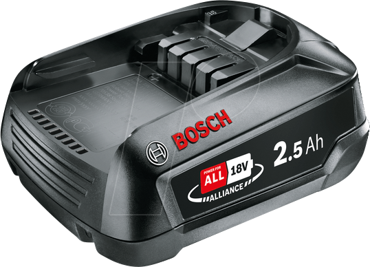 BOSCH PBA18V25A - 18 V 2,5 Ah, PBA Akku, POWER FOR ALL von Bosch