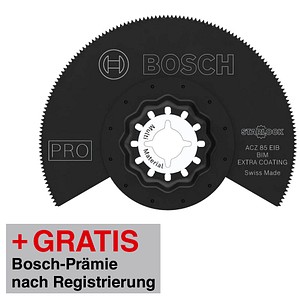 AKTION: BOSCH PRO ACZ 85 EIB Segmentsägeblatt 85,0 mm mit Prämie nach Registrierung von Bosch