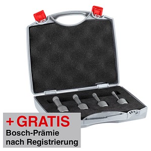 AKTION: BOSCH PRO Ceramic dry Bohrkronen-Set, 4-teilig mit Prämie nach Registrierung AKTION: BOSCH PRO Ceramic dry Bohrkronen-Set, 4-teilig mit Prämie nach Registrierung von Bosch