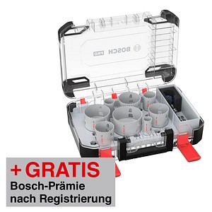 AKTION: BOSCH PRO Multi Material PC Plus Lochsägen-Set, 11-teilig mit Prämie nach Registrierung von Bosch