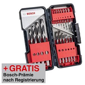 AKTION: BOSCH PointTeQ Metallbohrer-Set, 18-teilig mit Prämie nach Registrierung AKTION: BOSCH PointTeQ Metallbohrer-Set, 18-teilig mit Prämie nach Registrierung von Bosch