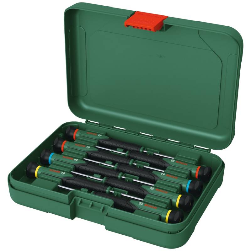 BOSCH Präzisionsschraubendreher Set, 1600A02Z9M, 8-teilig von Bosch