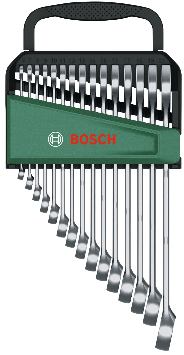 BOSCH Ringmaulschlüssel-Set, 1600A02Z9E, 15-teilig BOSCH Ringmaulschlüssel-Set, 1600A02Z9E, 15-teilig von Bosch
