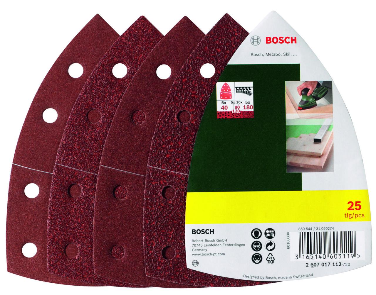 BOSCH Schleifblatt-Set 25-teilig BOSCH Schleifblatt-Set 25-teilig von Bosch