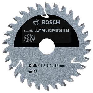 BOSCH Standard for Multi Material Kreissägeblatt 85,0 mm, 30 Zähne von Bosch