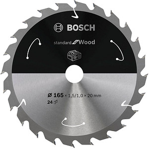 BOSCH Standard for Wood Kreissägeblatt 165,0 mm, 24 Zähne von Bosch